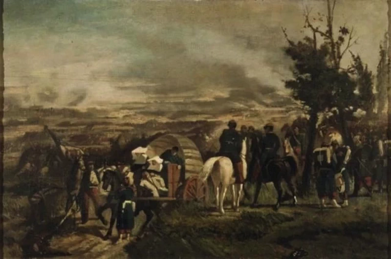 Il campo italiano dopo la battaglia di Magenta - Galleria Nazionale d’Arte Moderna, Roma